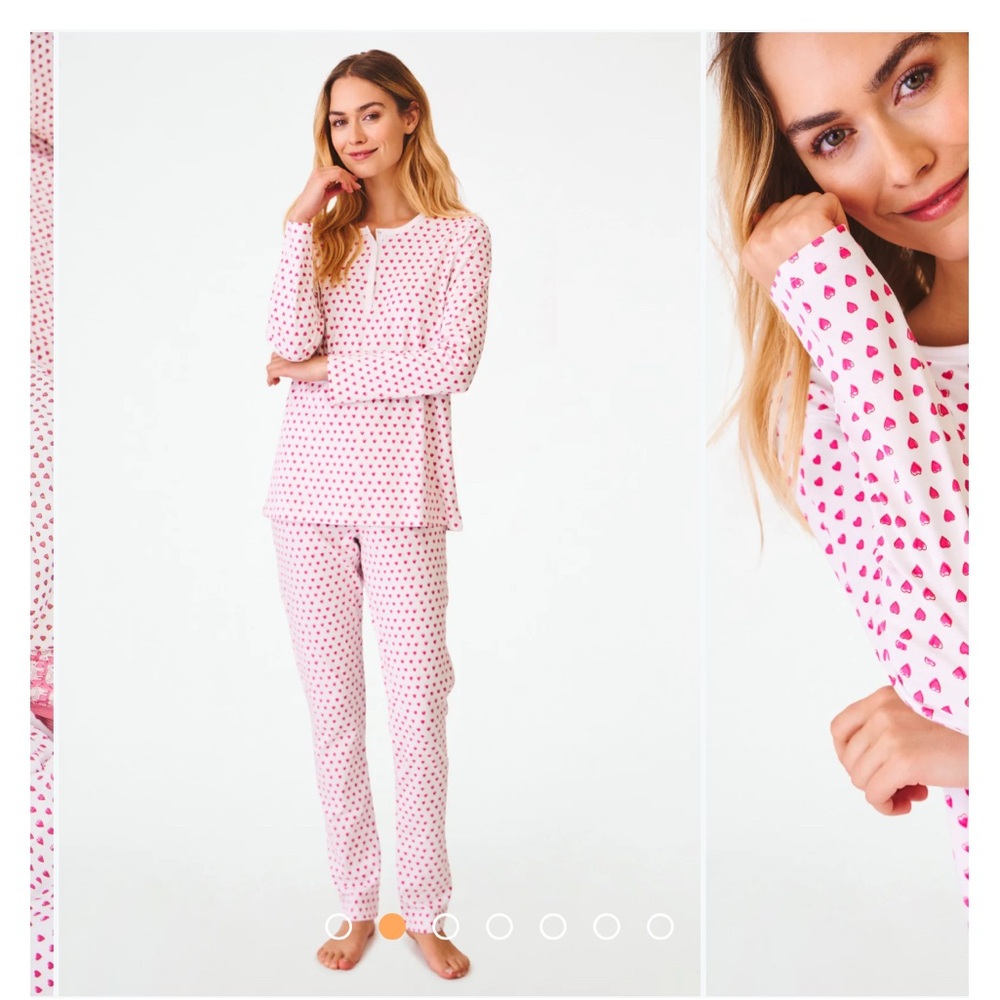Roller Rabbit Pink Heart Women's Pajama Set
